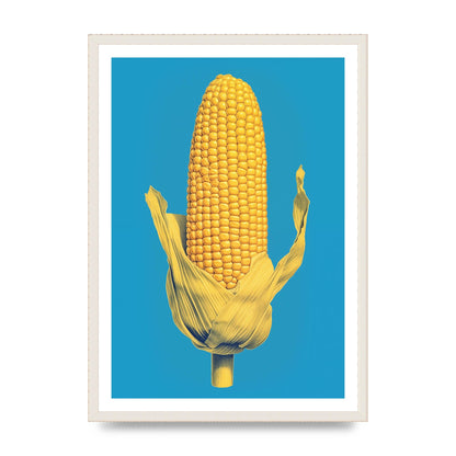 Rhythmic Pattern Corn Risograph