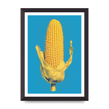 Rhythmic Pattern Corn Risograph
