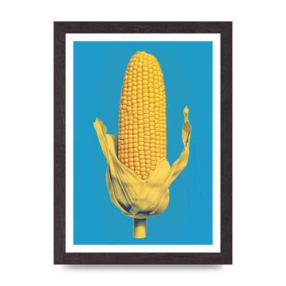 Rhythmic Pattern Corn Risograph