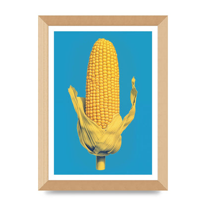 Rhythmic Pattern Corn Risograph