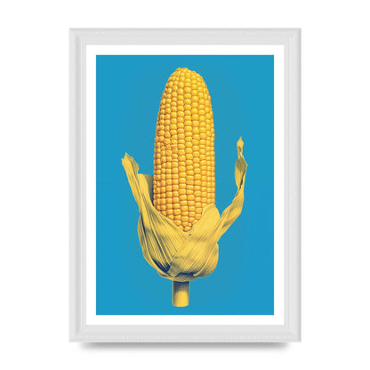 Rhythmic Pattern Corn Risograph