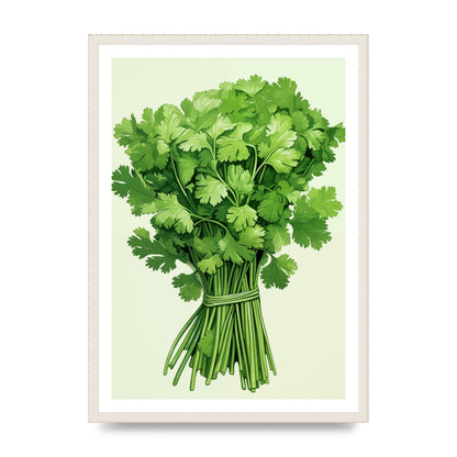 Cilantros Delicate Stems Graphic Riso