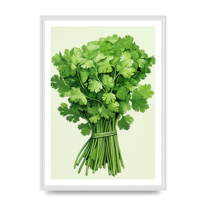 Cilantros Delicate Stems Graphic Riso