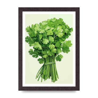 Cilantros Delicate Stems Graphic Riso