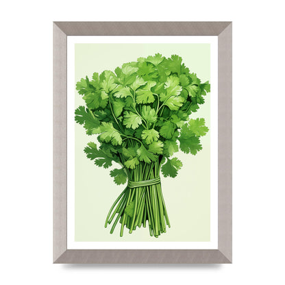 Cilantros Delicate Stems Graphic Riso