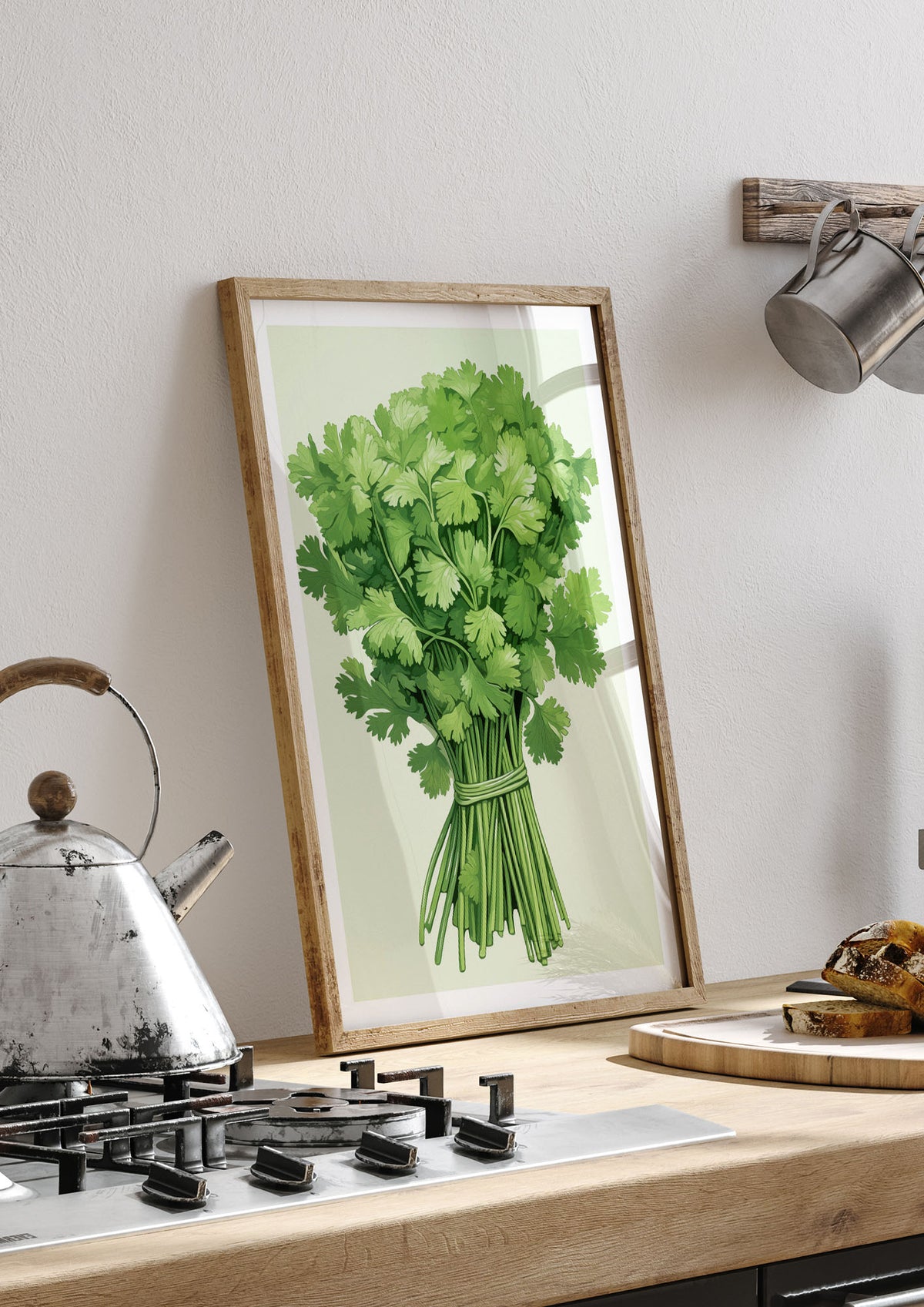 Cilantros Delicate Stems Graphic Riso