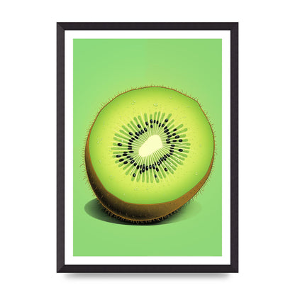Contrasting Kiwi Artwork Risograph