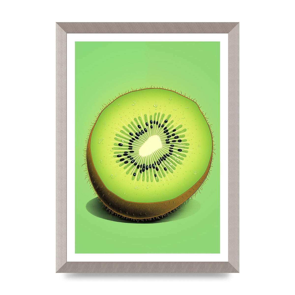 Contrasting Kiwi Artwork Risograph