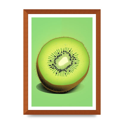 Contrasting Kiwi Artwork Risograph