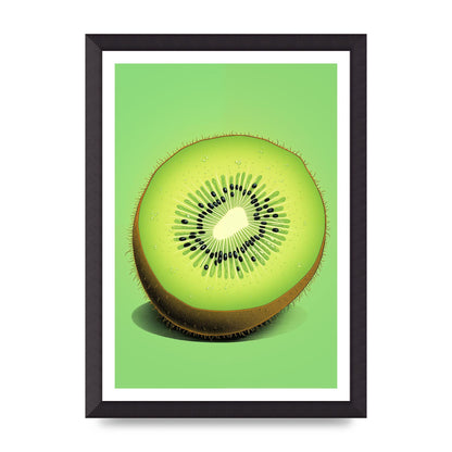 Contrasting Kiwi Artwork Risograph