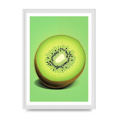 Contrasting Kiwi Artwork Risograph