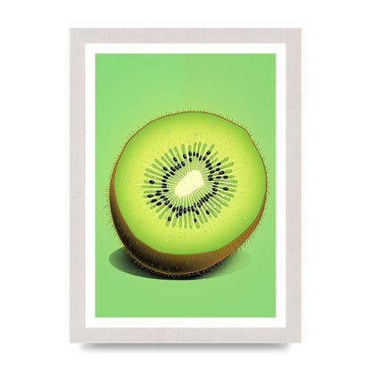 Contrasting Kiwi Artwork Risograph