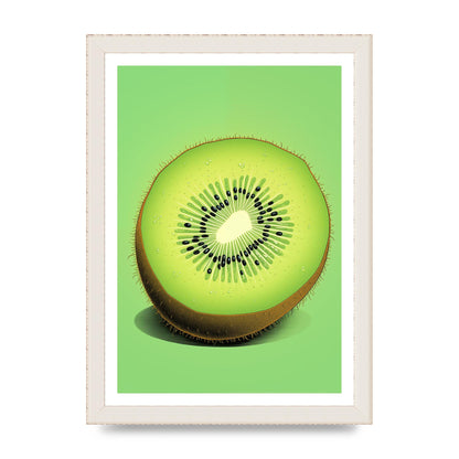 Contrasting Kiwi Artwork Risograph