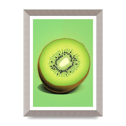 Contrasting Kiwi Artwork Risograph
