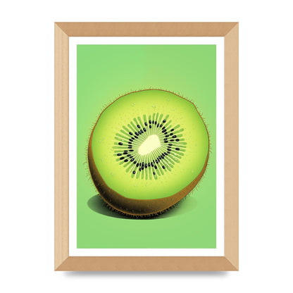 Contrasting Kiwi Artwork Risograph