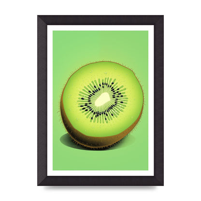 Contrasting Kiwi Artwork Risograph