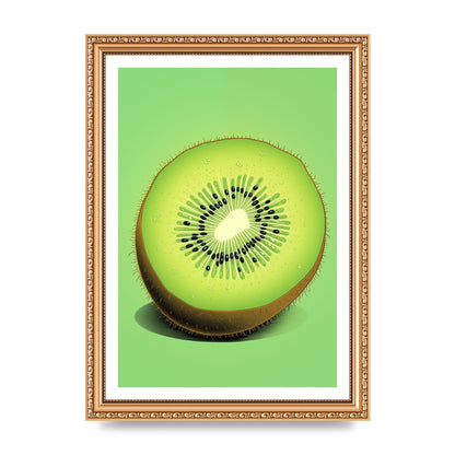 Contrasting Kiwi Artwork Risograph