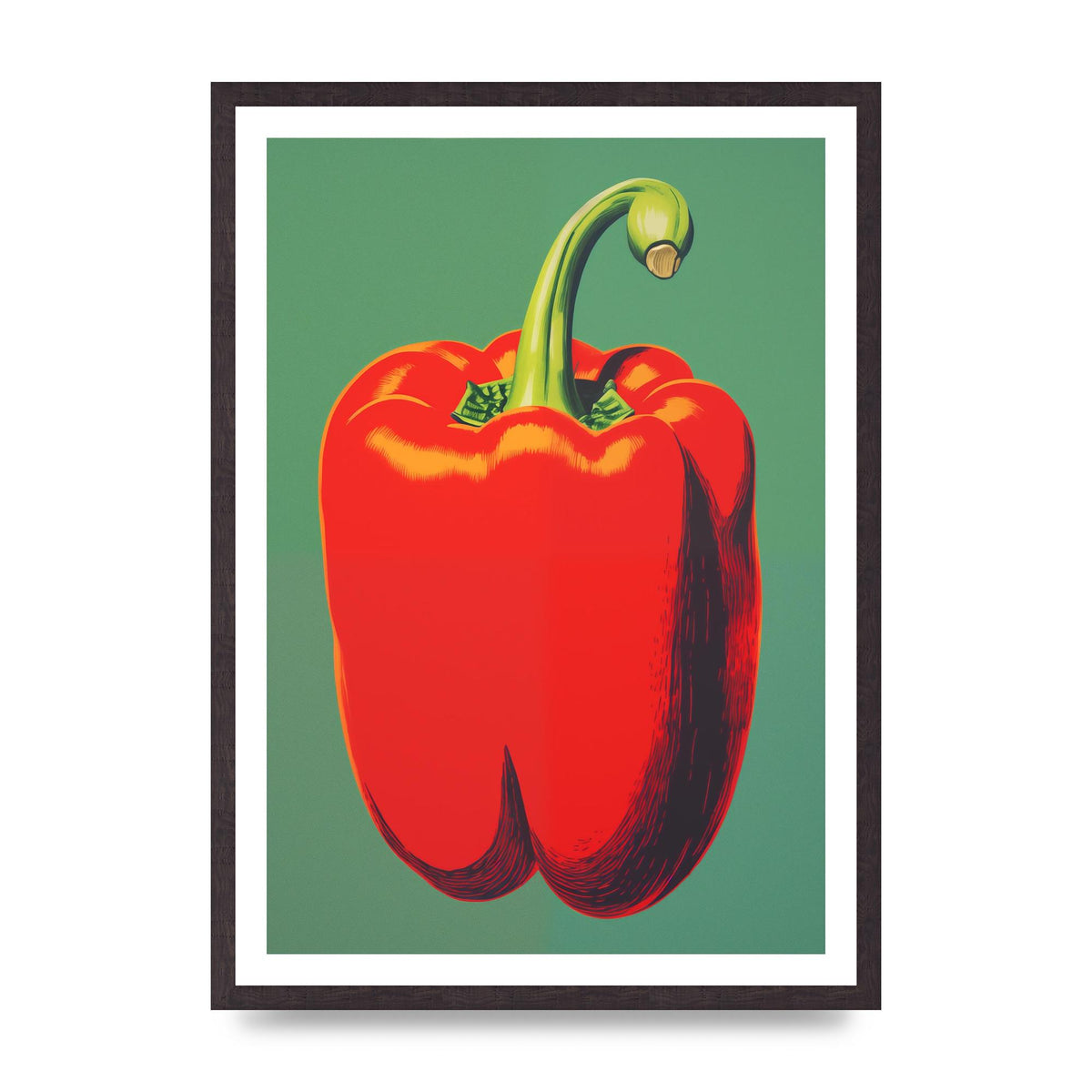 Bell Pepper Boldness Vivid Graphic