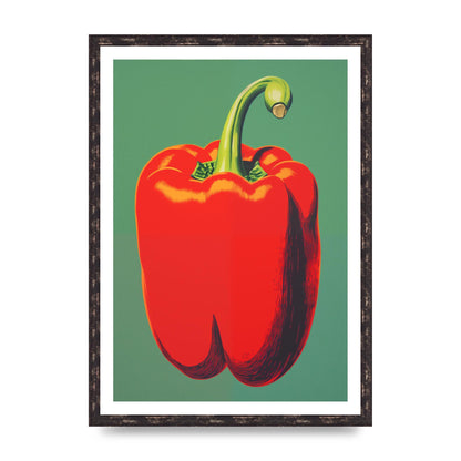 Bell Pepper Boldness Vivid Graphic