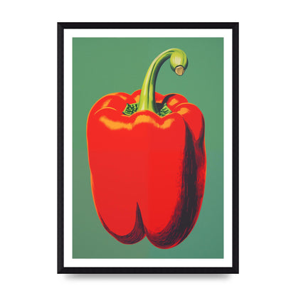 Bell Pepper Boldness Vivid Graphic