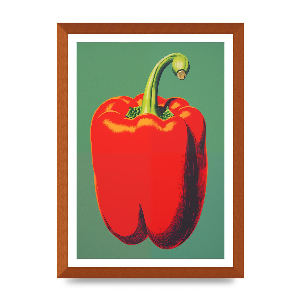 Bell Pepper Boldness Vivid Graphic