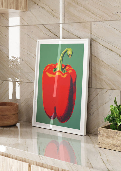 Bell Pepper Boldness Vivid Graphic