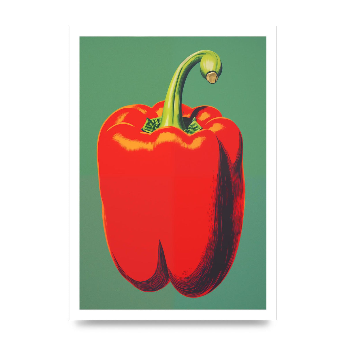Bell Pepper Boldness Vivid Graphic