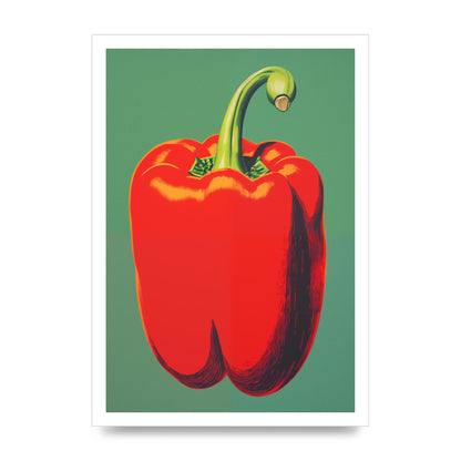 Bell Pepper Boldness Vivid Graphic