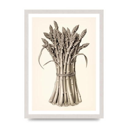 Asparagus Elegance Monochrome Riso