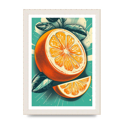Luminous Lemon Citrus Slices Graphic
