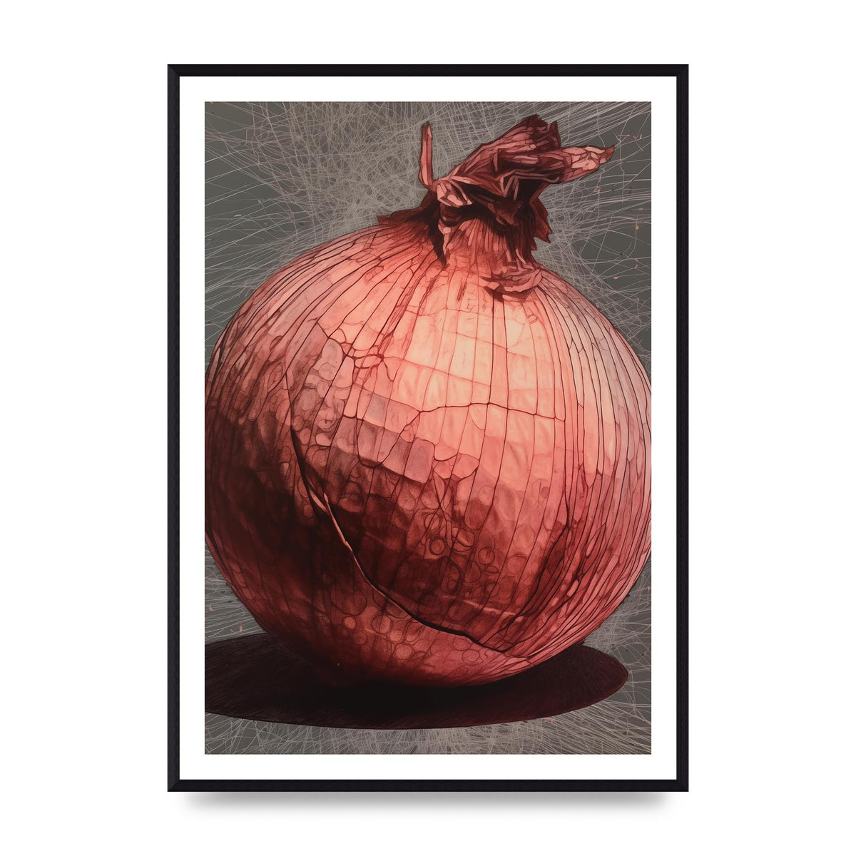 Layered Onion Structure Minimal Art