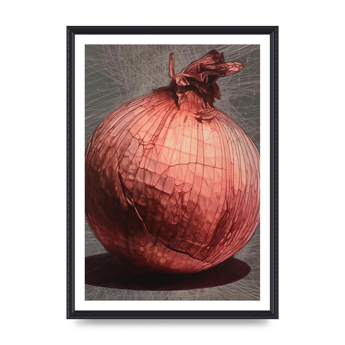 Layered Onion Structure Minimal Art