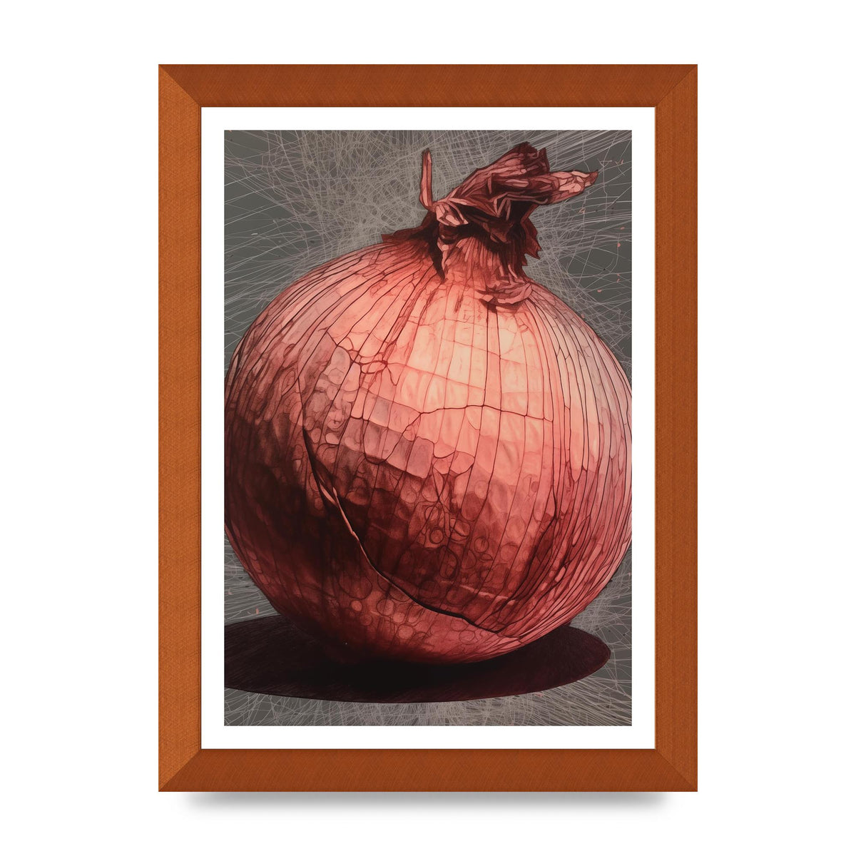 Layered Onion Structure Minimal Art