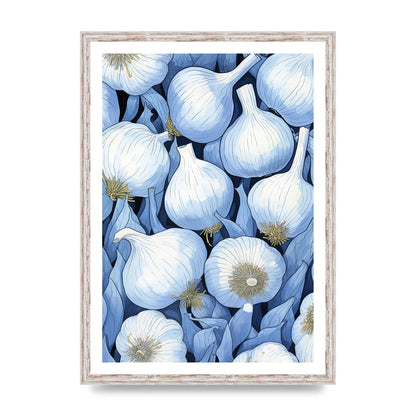 Stylized Garlic Bulbs Clean Art