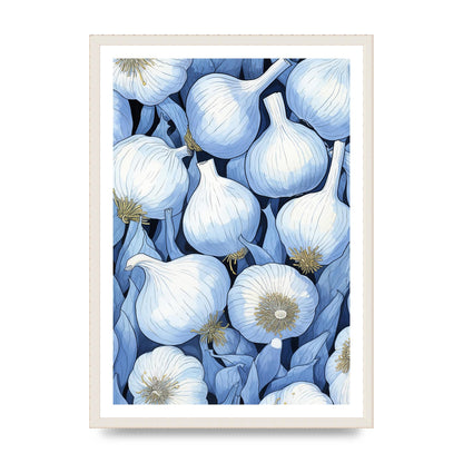 Stylized Garlic Bulbs Clean Art