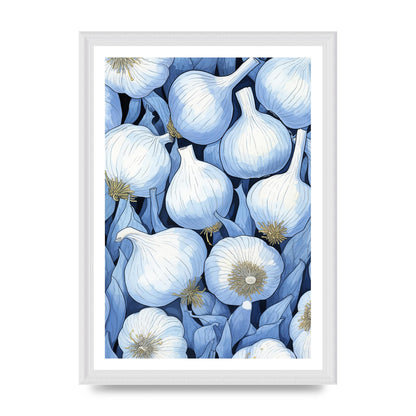 Stylized Garlic Bulbs Clean Art