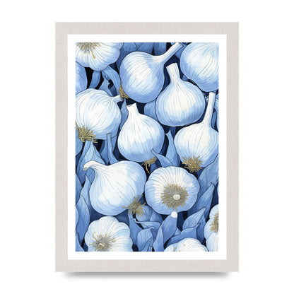 Stylized Garlic Bulbs Clean Art