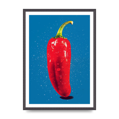 Fiery Essence Red Chili Risograph