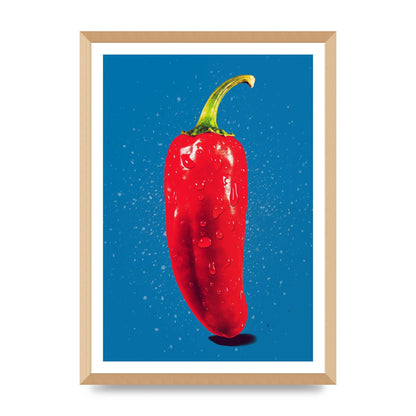 Fiery Essence Red Chili Risograph