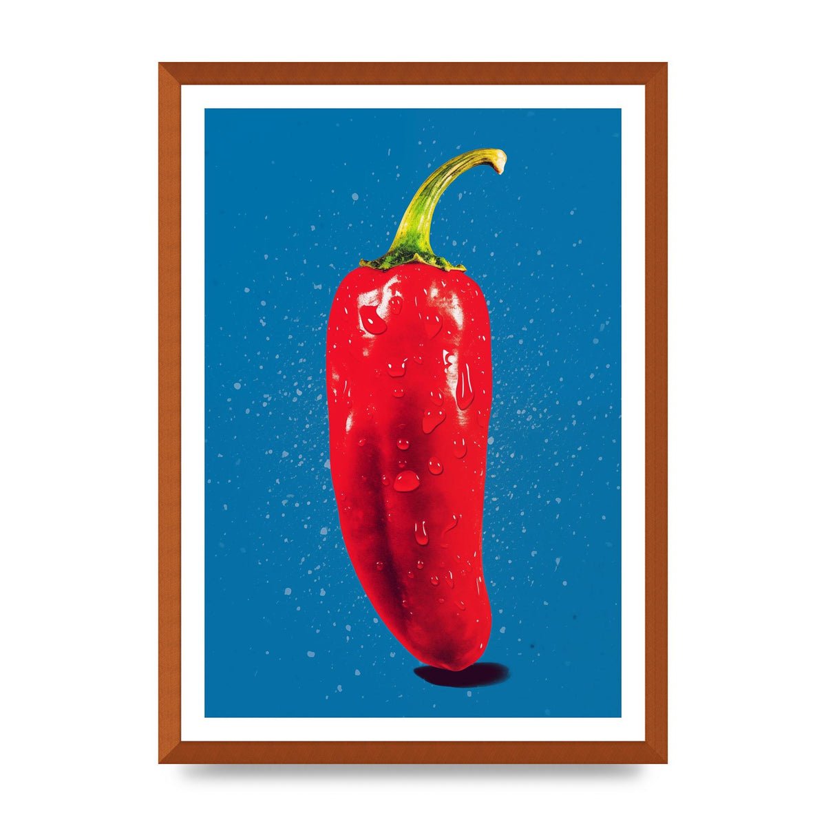 Fiery Essence Red Chili Risograph