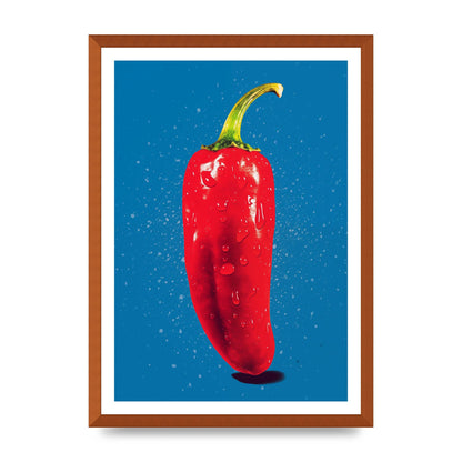 Fiery Essence Red Chili Risograph