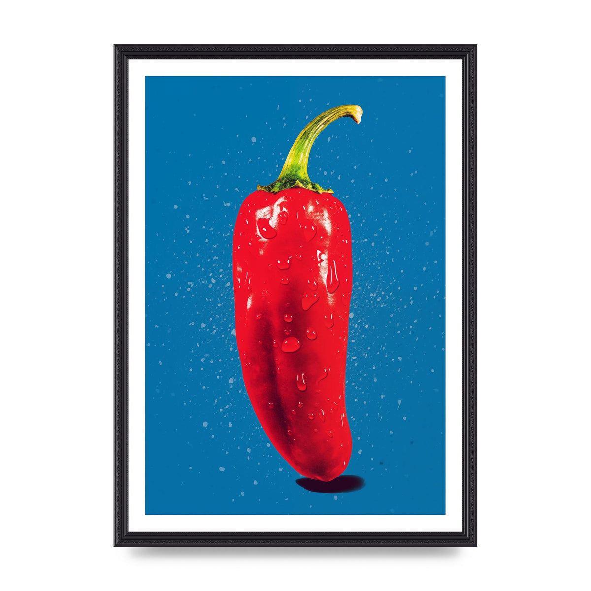 Fiery Essence Red Chili Risograph