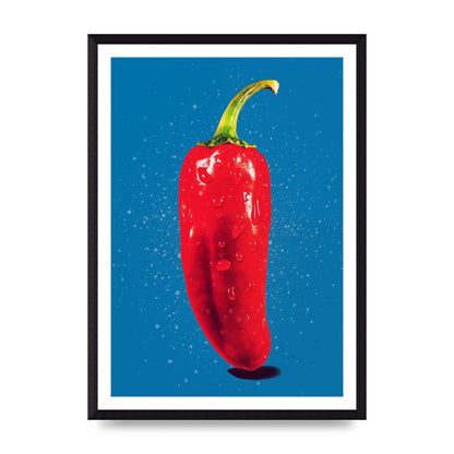 Fiery Essence Red Chili Risograph