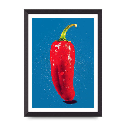 Fiery Essence Red Chili Risograph
