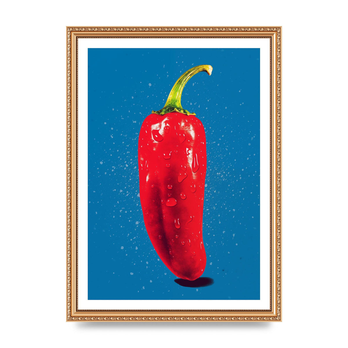 Fiery Essence Red Chili Risograph