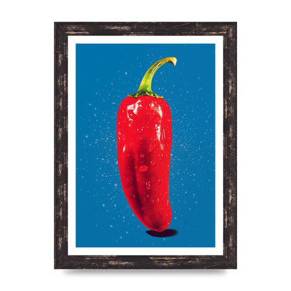 Fiery Essence Red Chili Risograph