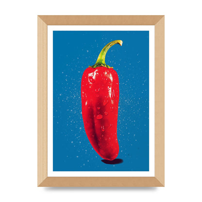 Fiery Essence Red Chili Risograph