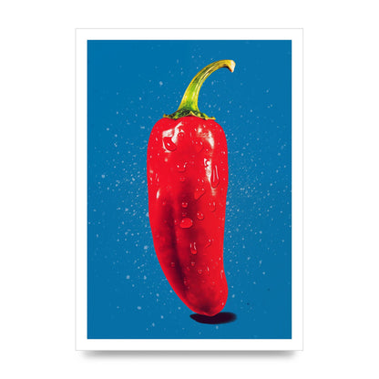 Fiery Essence Red Chili Risograph