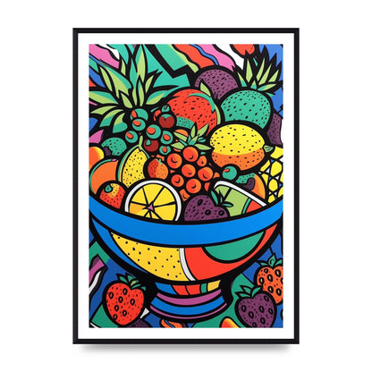 Animated Fruit Bowl in Britto Style
