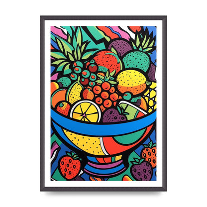 Animated Fruit Bowl in Britto Style